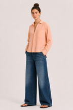 Breeze Summer Shirt : Peach