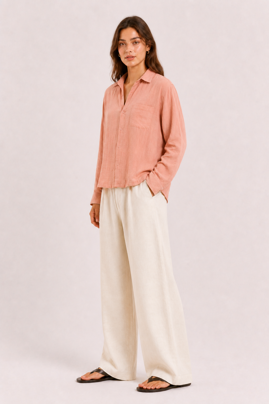 Breeze Summer Shirt : Blush Pink