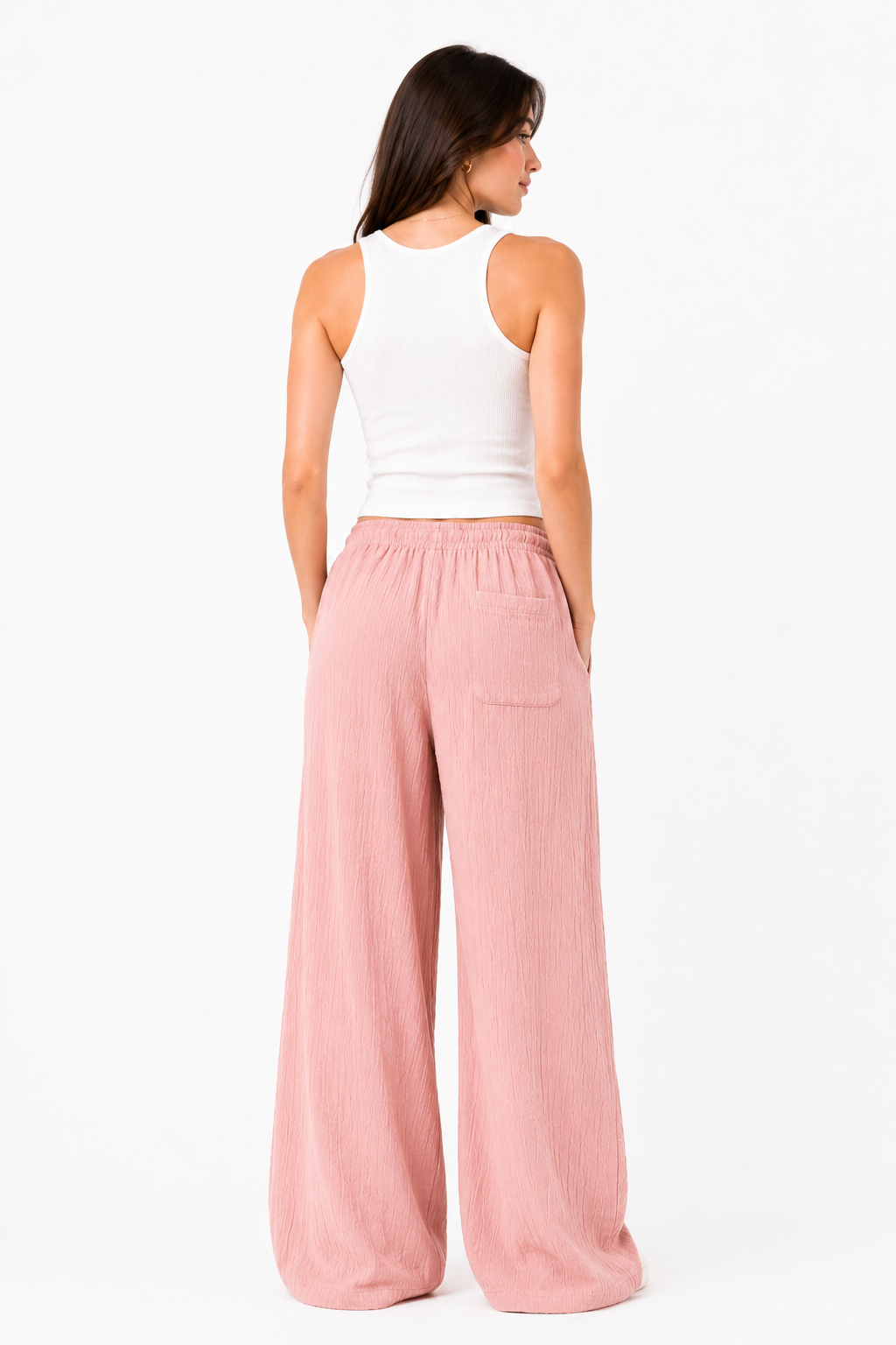 Breeze Summer Pants : Muted Blush Pink
