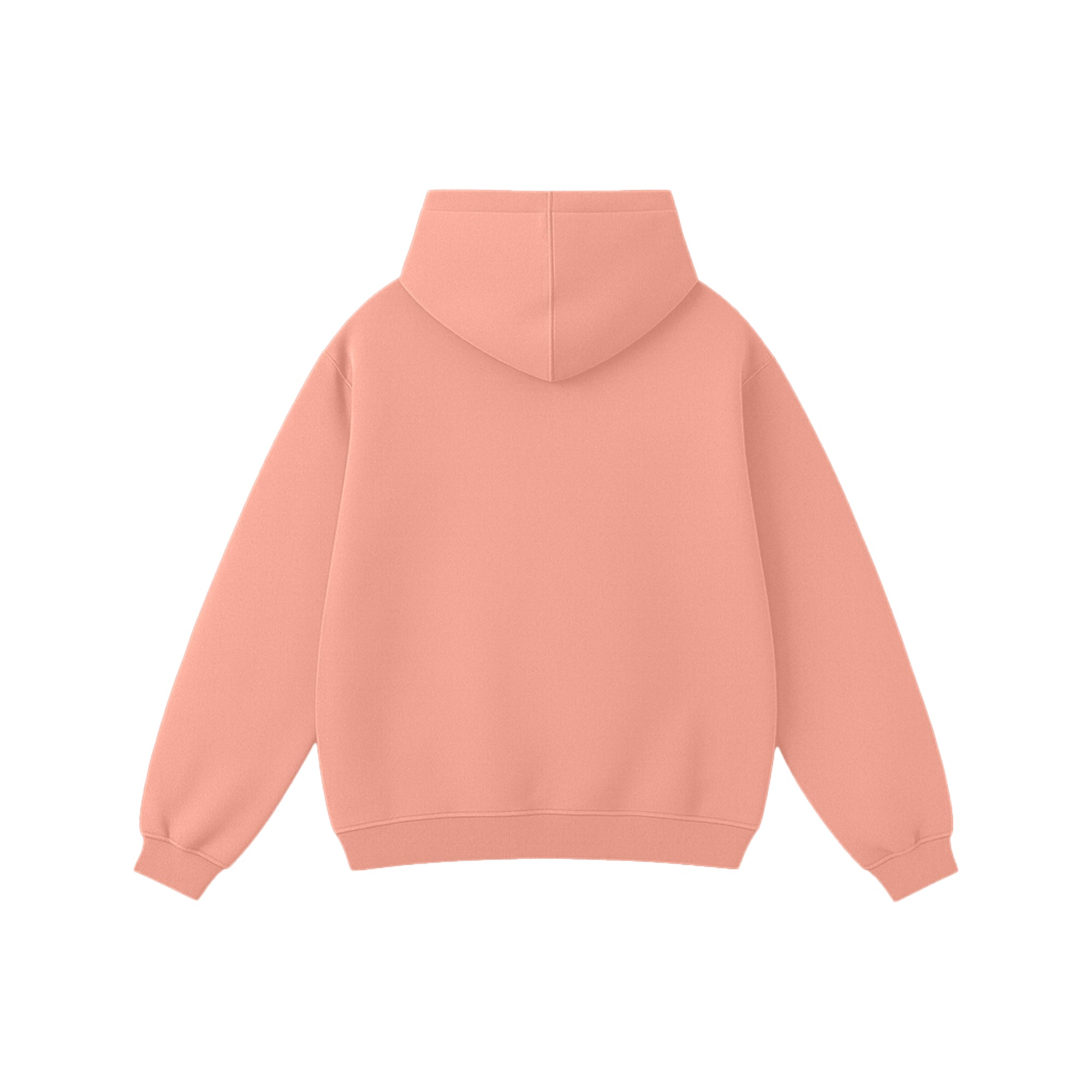 Peach Pink Oversized Hoodie