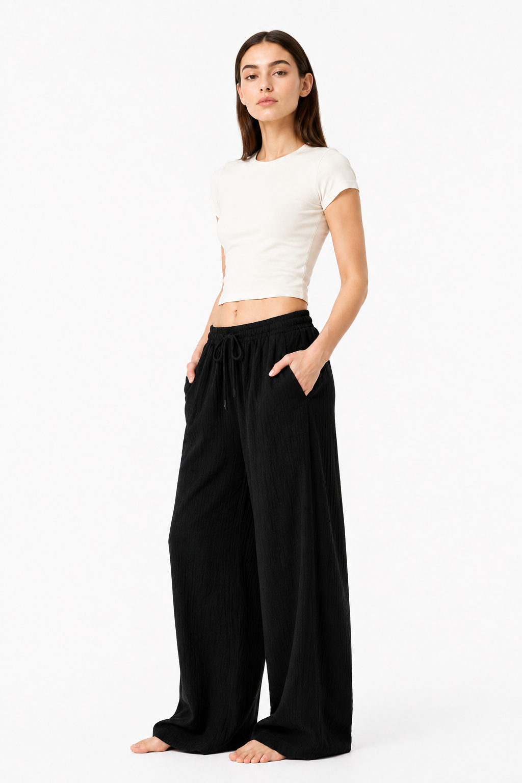 Breeze Summer Pants : Black