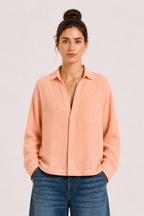 Breeze Summer Shirt : Peach