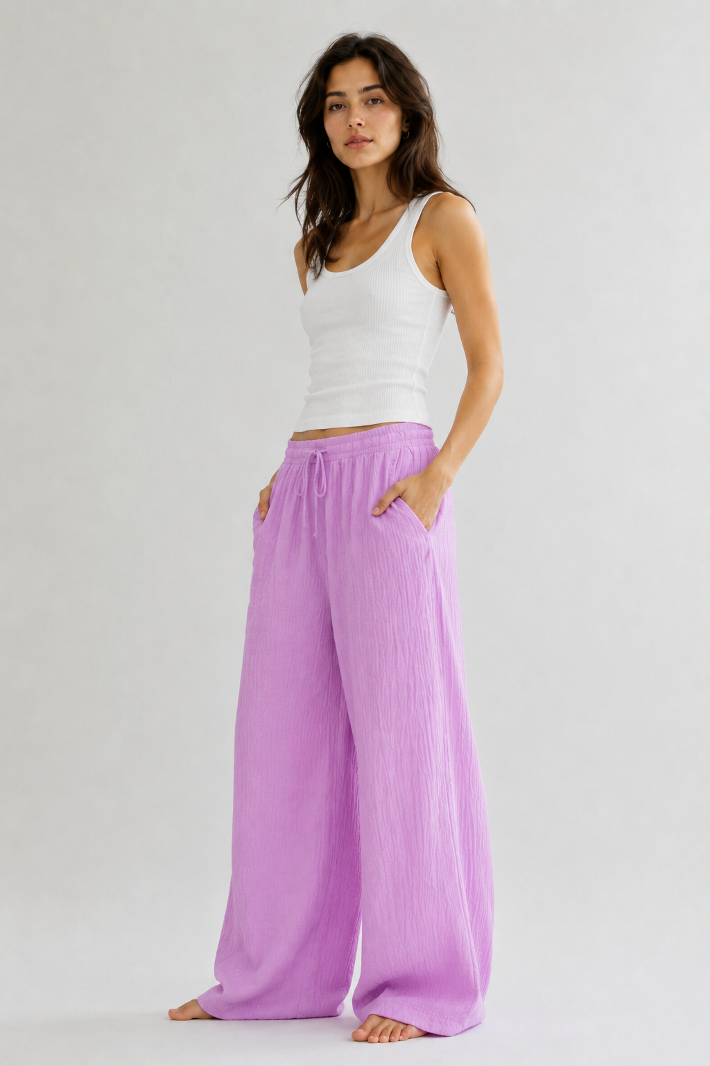 Breeze Summer Pants : Lavender