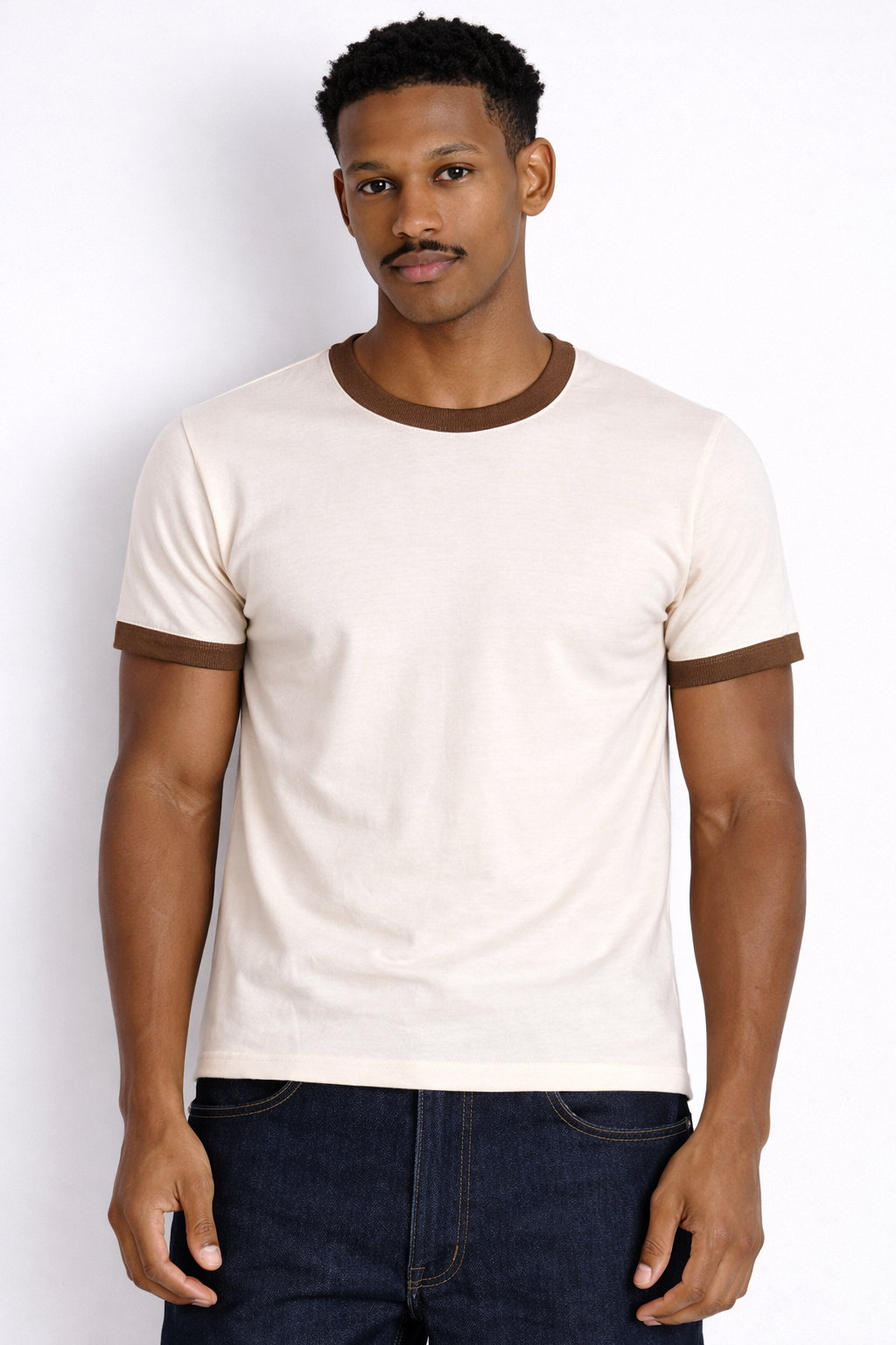 Rogue Muscle Ringer Tee | Brown