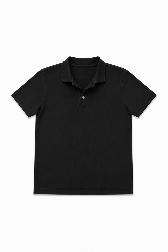 Nova Muscle Polo | Vintage Black