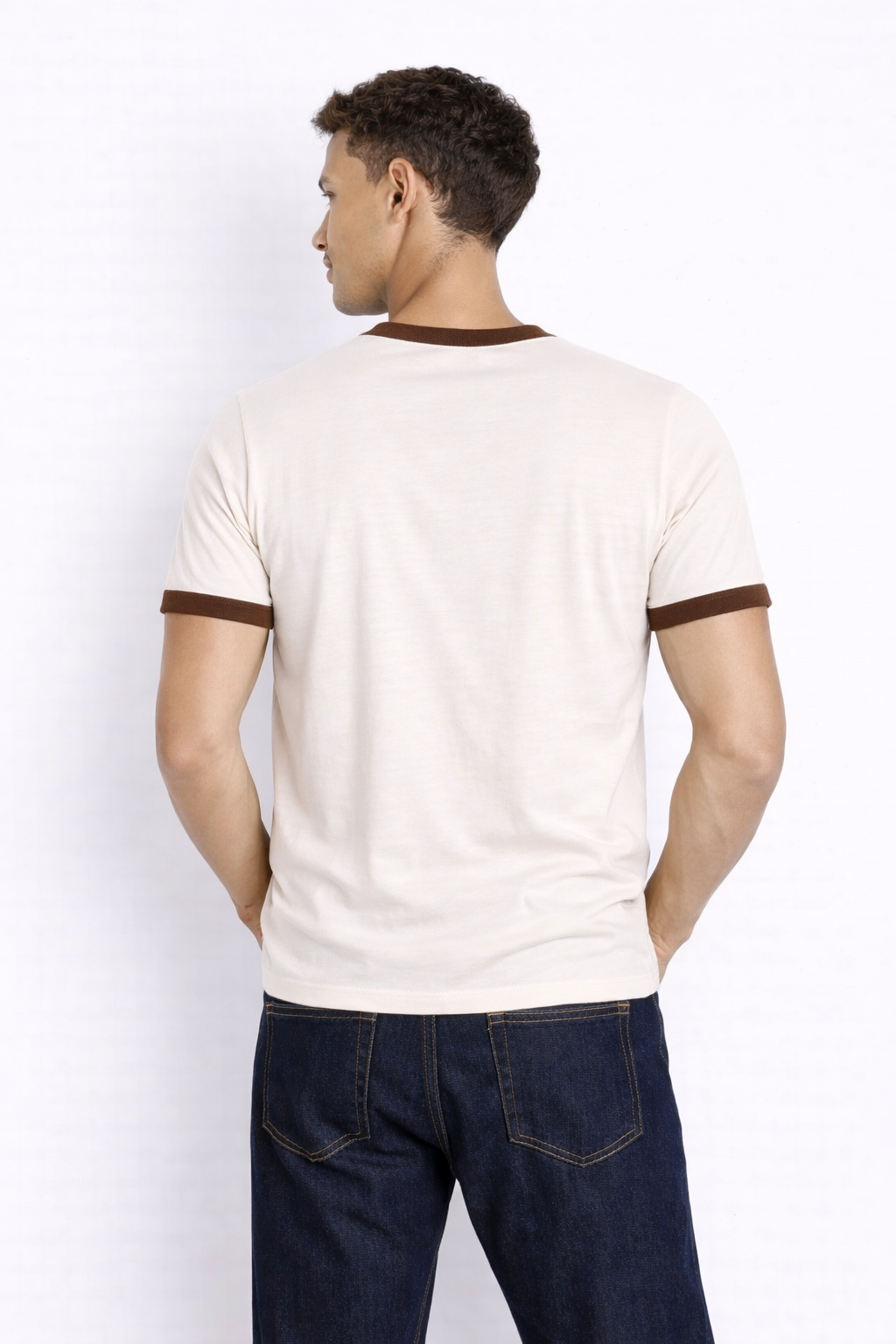 Rogue Muscle Ringer Tee | Brown