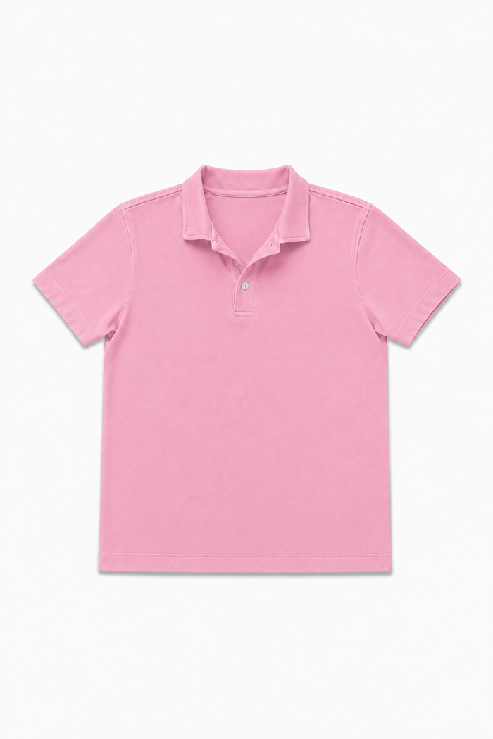 Nova Muscle Polo | Baby Pink