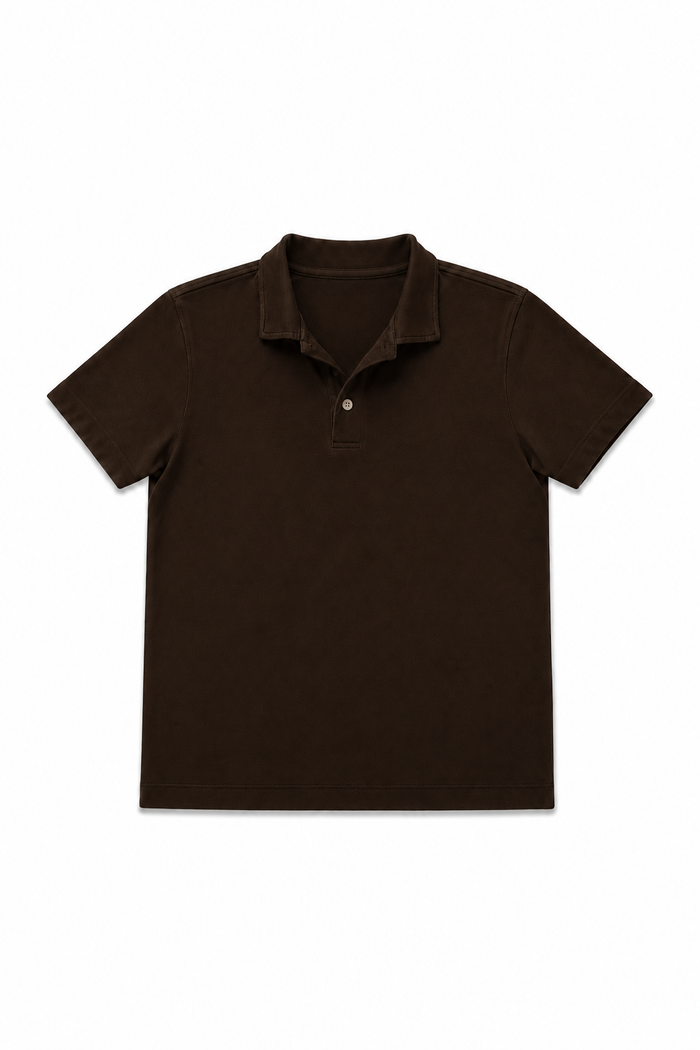 Nova Muscle Polo | Coco Brown