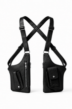 Black leather bags