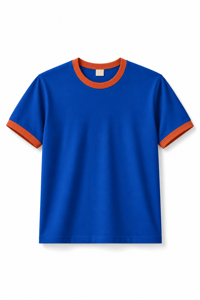Rogue Muscle Ringer Tee | Blue Orange