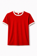 Rogue Muscle Ringer Tee | Red Off White