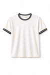 Rogue Muscle Ringer Tee | Off White Grey