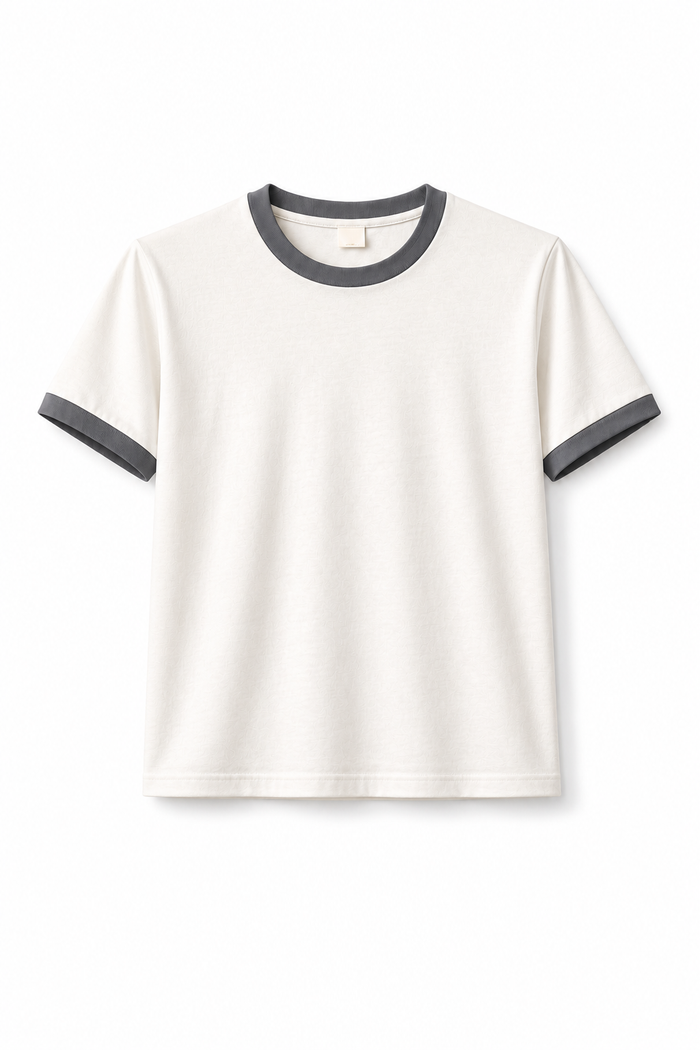 Rogue Muscle Ringer Tee | Off White Grey
