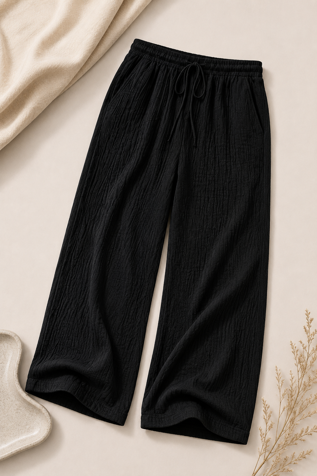 Breeze Summer Pants : Black