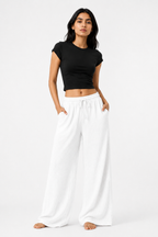 Breeze Summer Pants : White