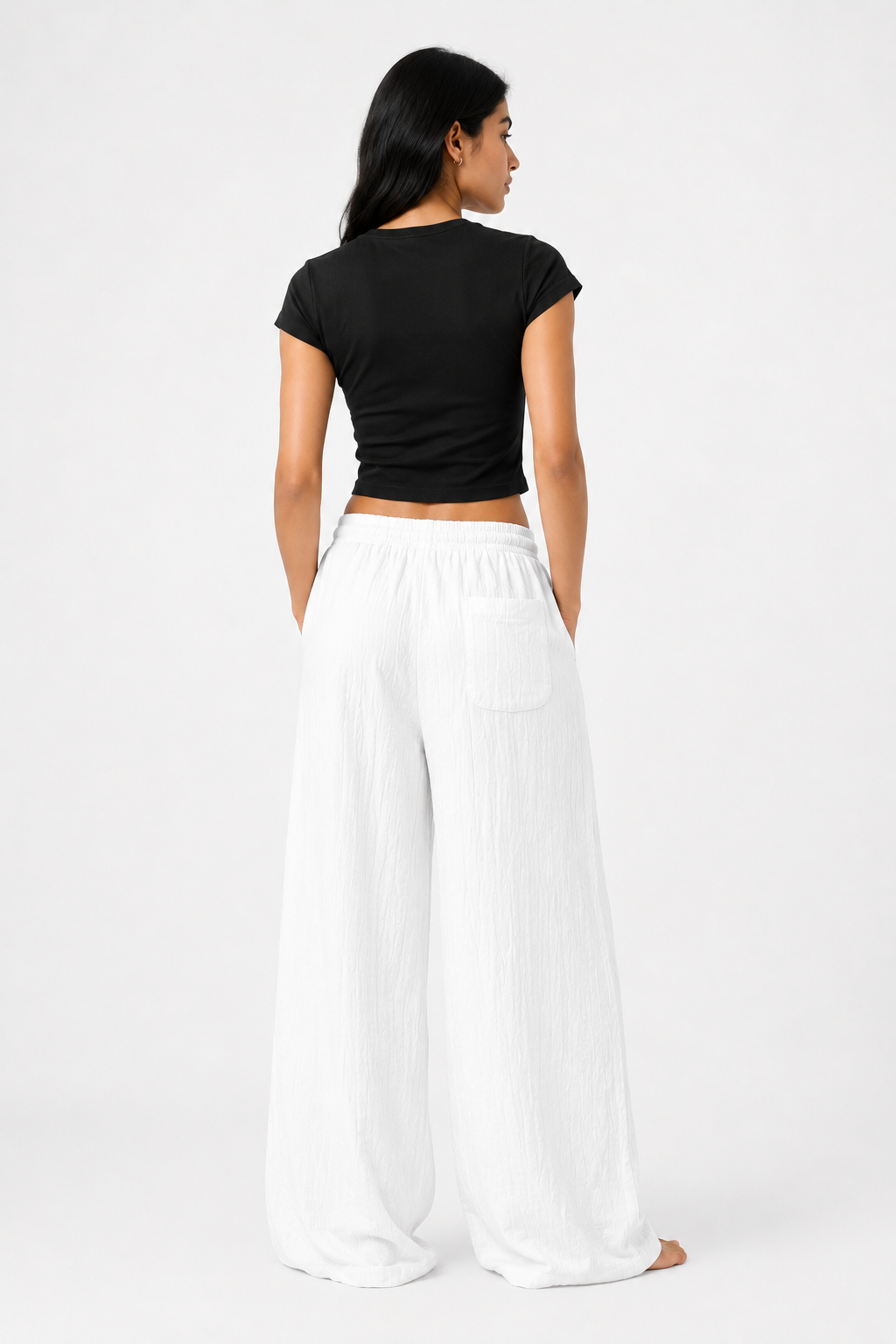 Breeze Summer Pants : White