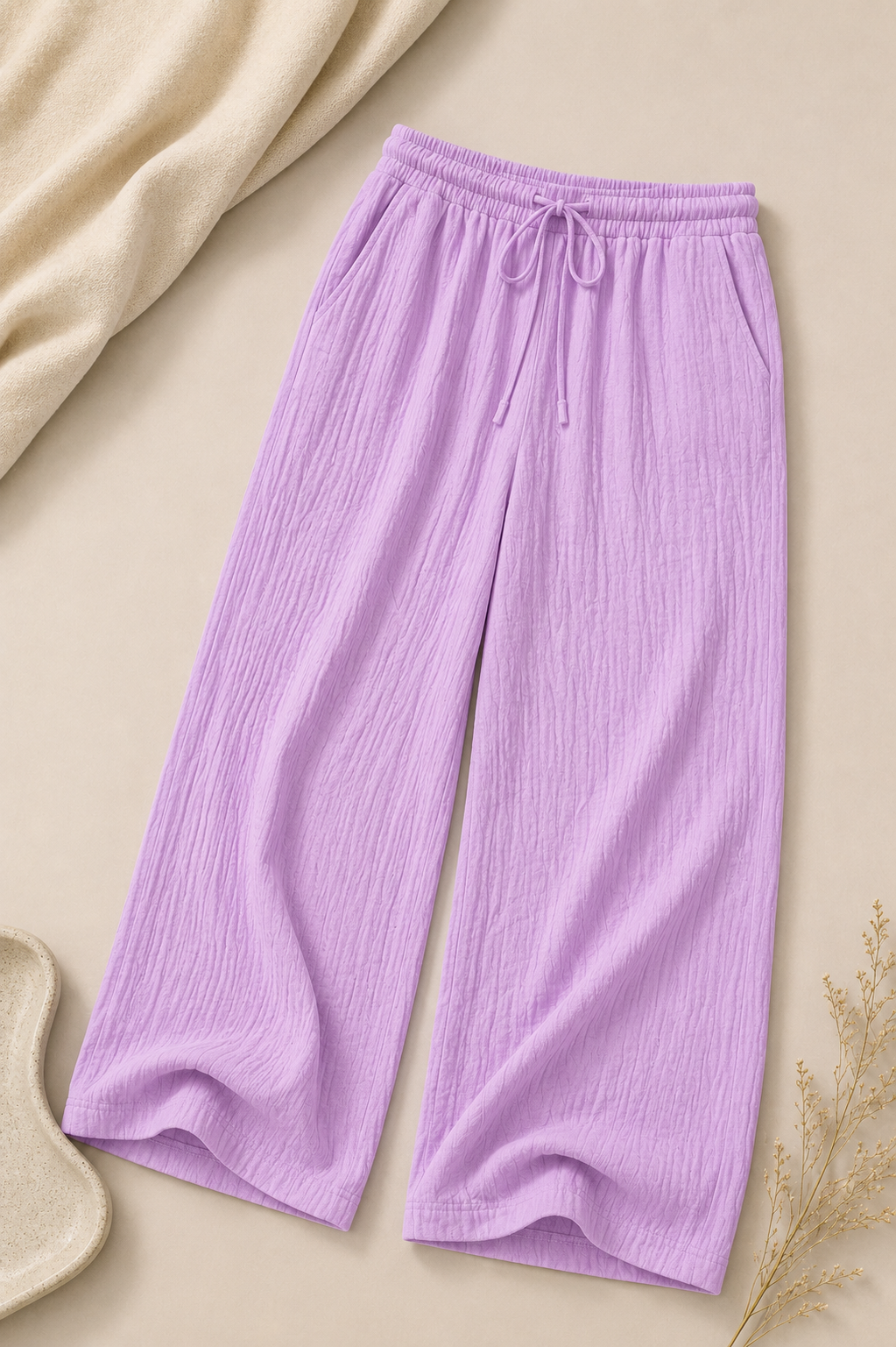 Breeze Summer Pants : Lavender