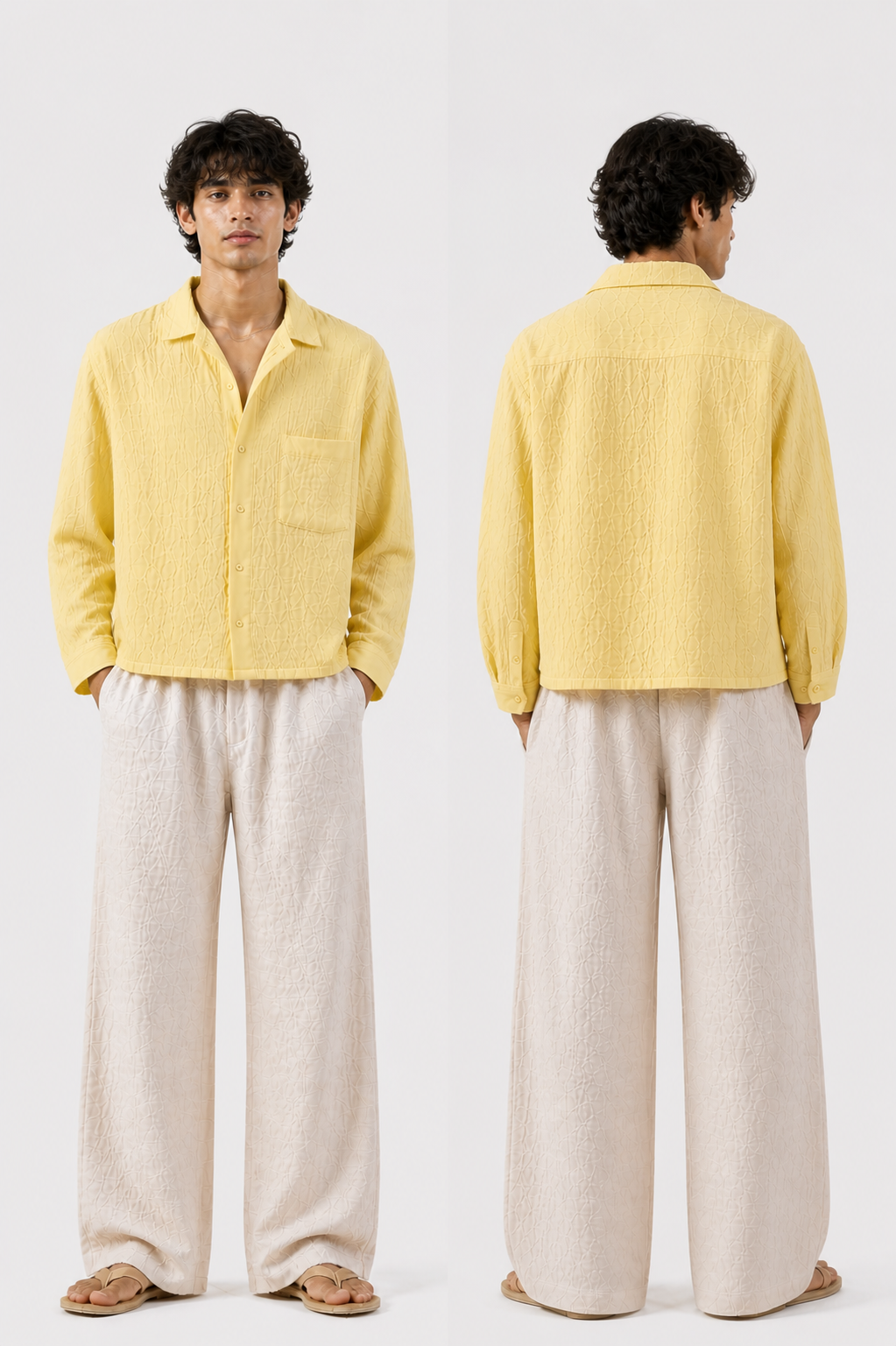 Breeze Summer Shirt : Pale Yellow