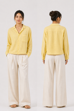 Breeze Summer Shirt : Pale Yellow