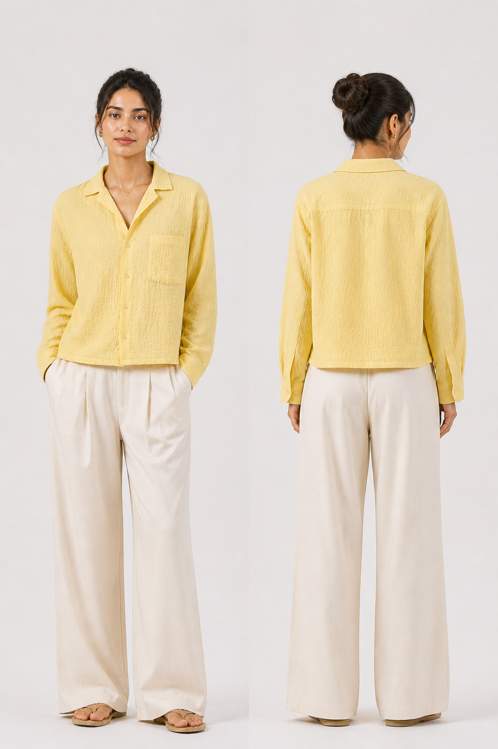 Breeze Summer Shirt : Pale Yellow