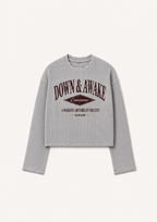 Vintage Rugged Waffle Tee | Sand Beige