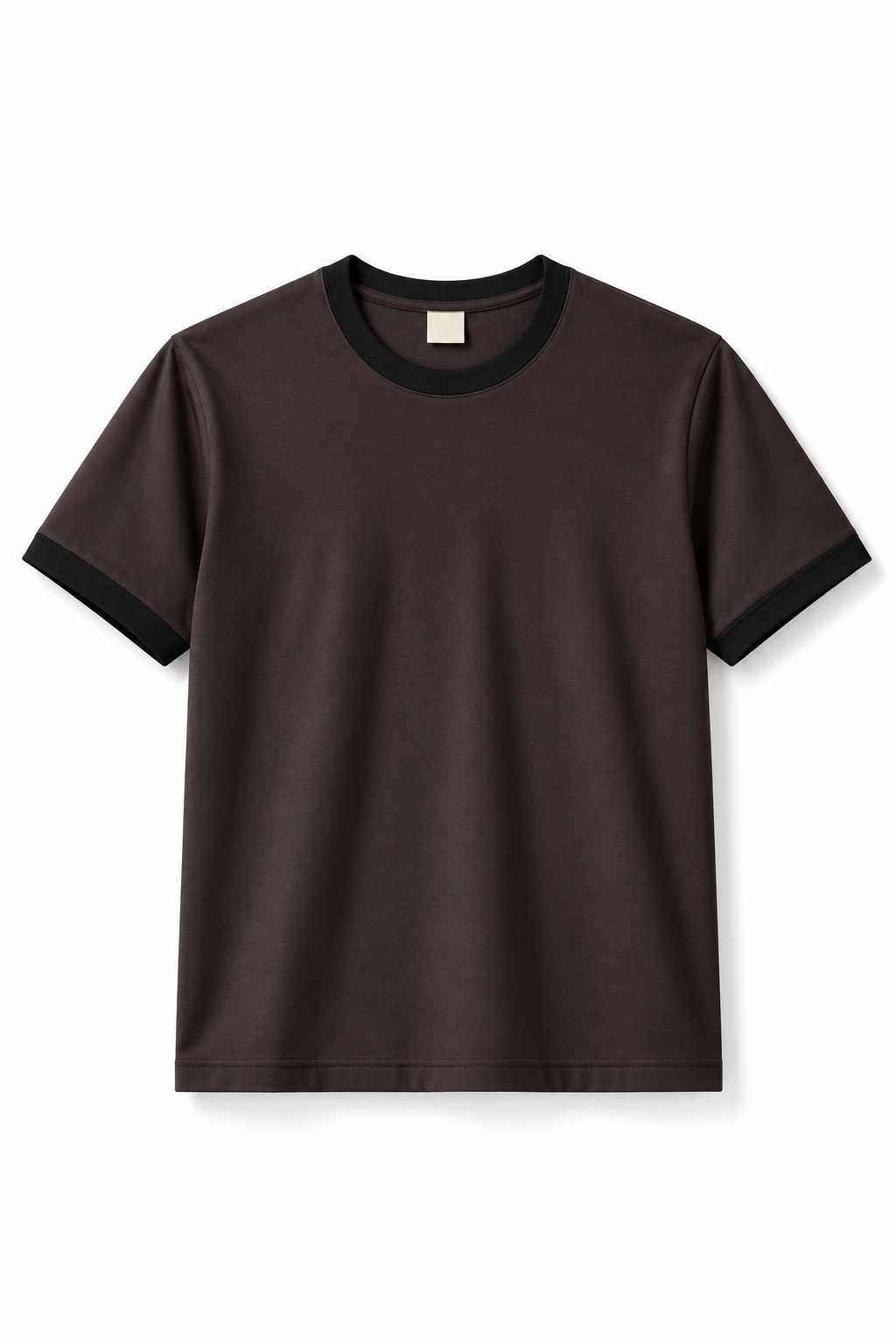 Rogue Muscle Ringer Tee | Chocolate Brown Black