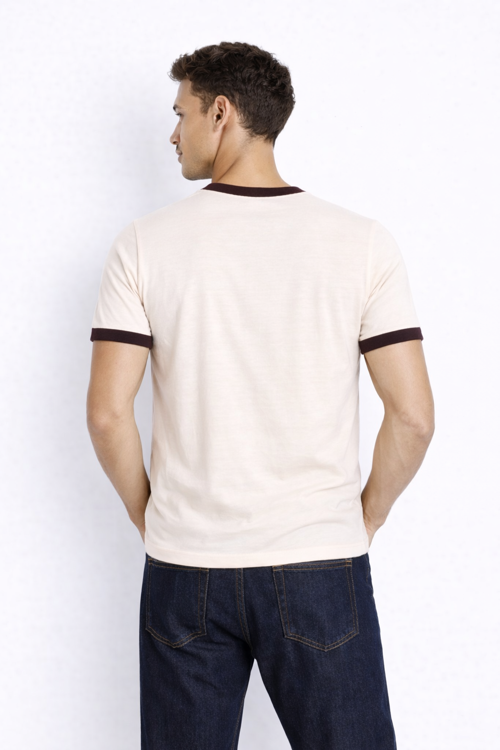 Rogue Muscle Ringer Tee | Dark Brown