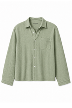 Breeze Summer Shirt : Pistachio Green