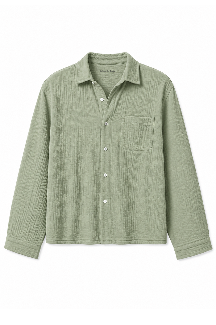 Breeze Summer Shirt : Pistachio Green