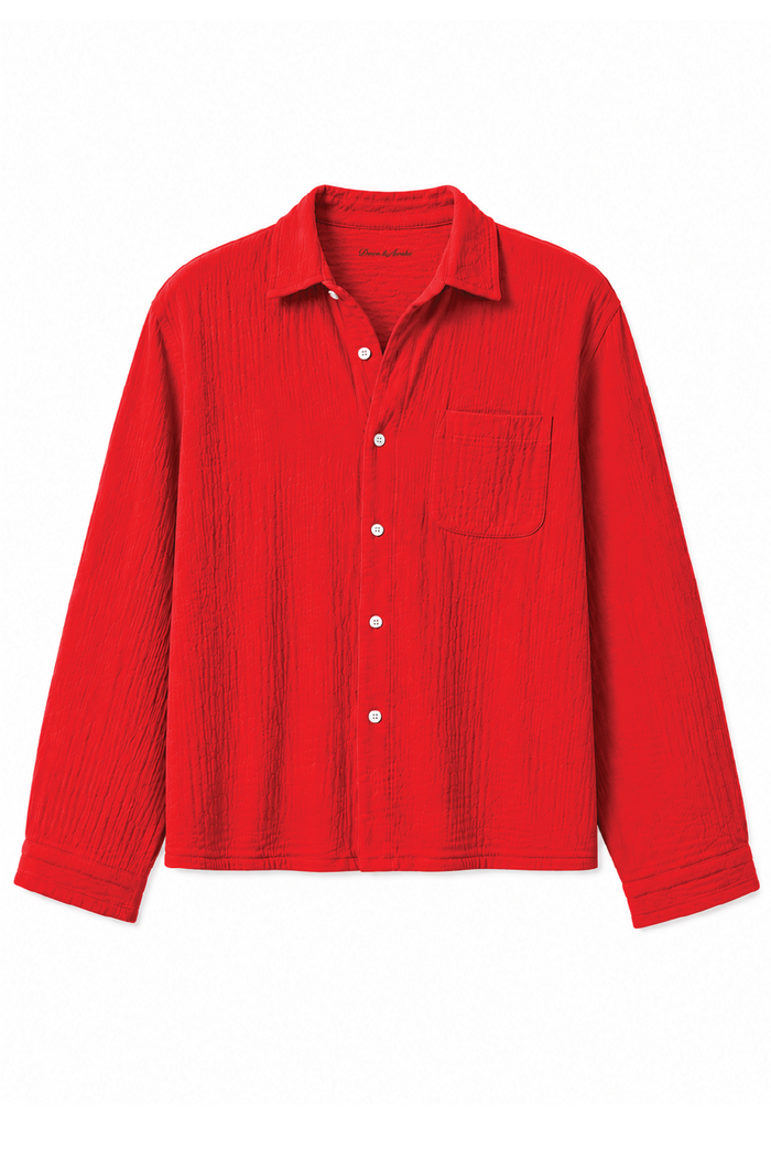 Breeze Summer Shirt : Blood Red