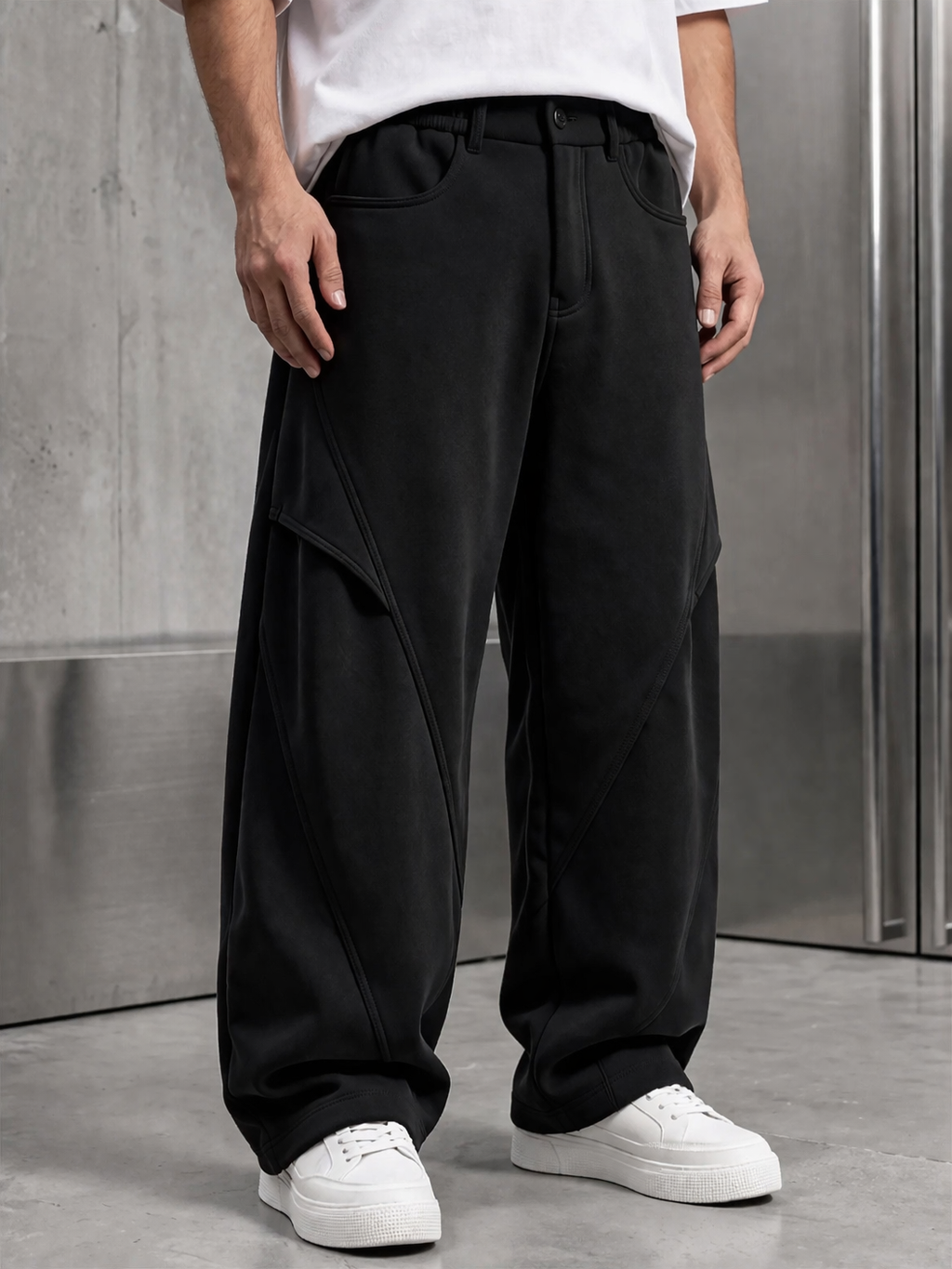 Classic Black Trackpant