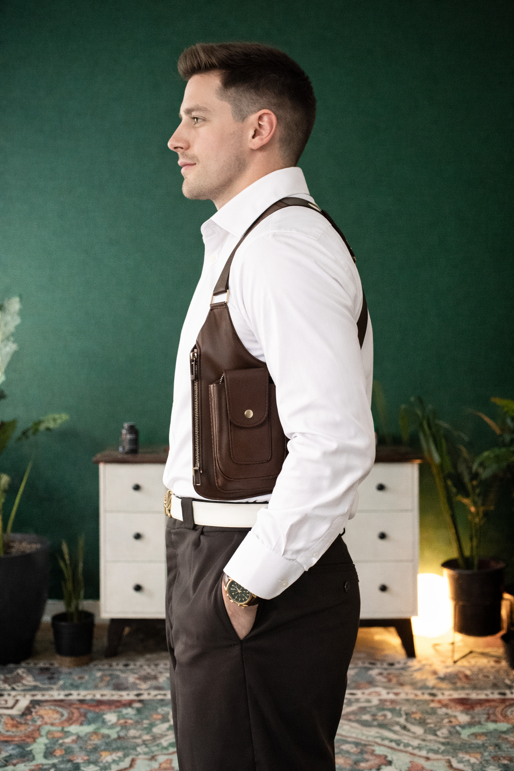 Monarch Utility Harness Bag (Brown)