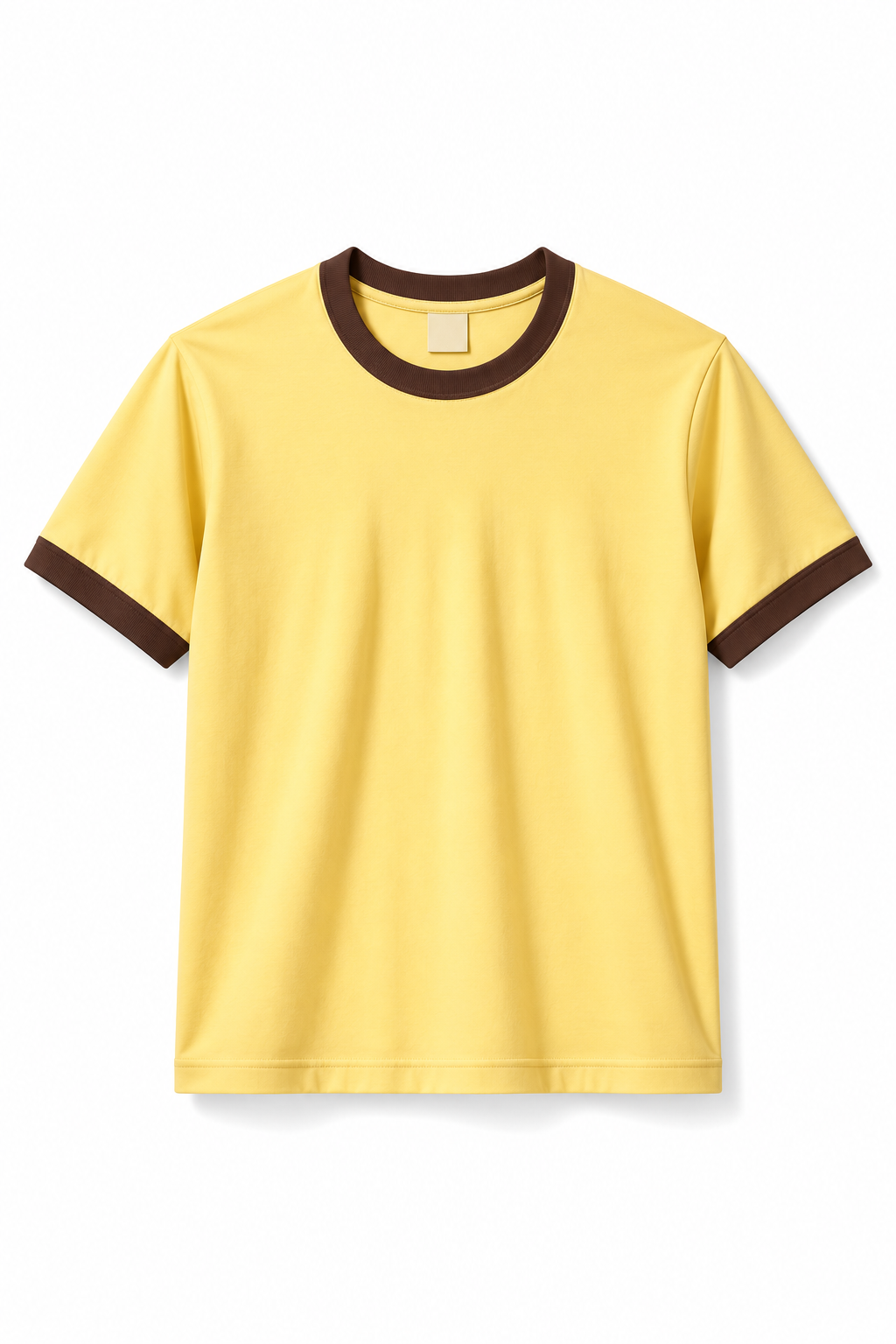 Rogue Muscle Ringer Tee | Pale Yellow Brown
