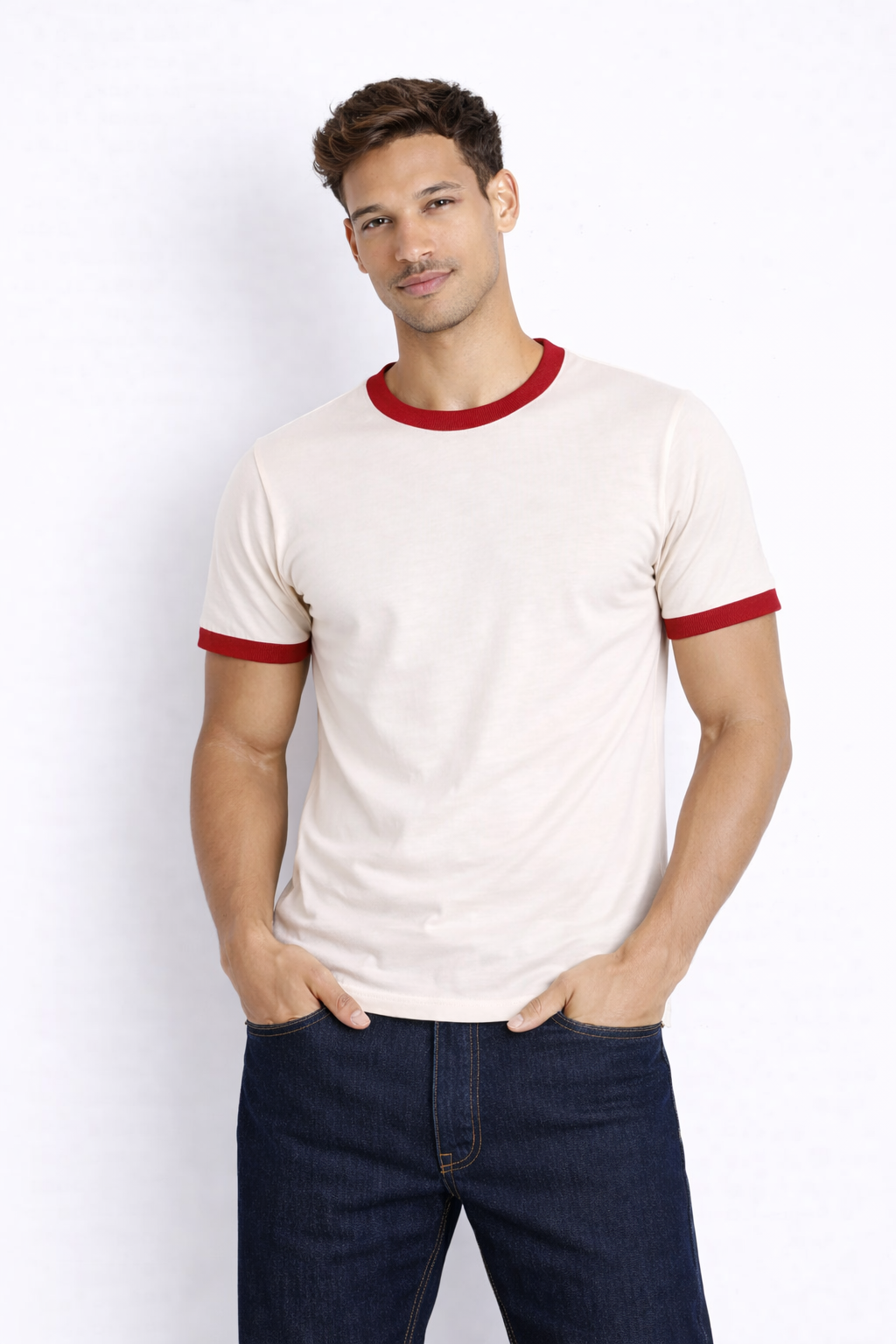 Rogue Muscle Ringer Tee | Blood Red