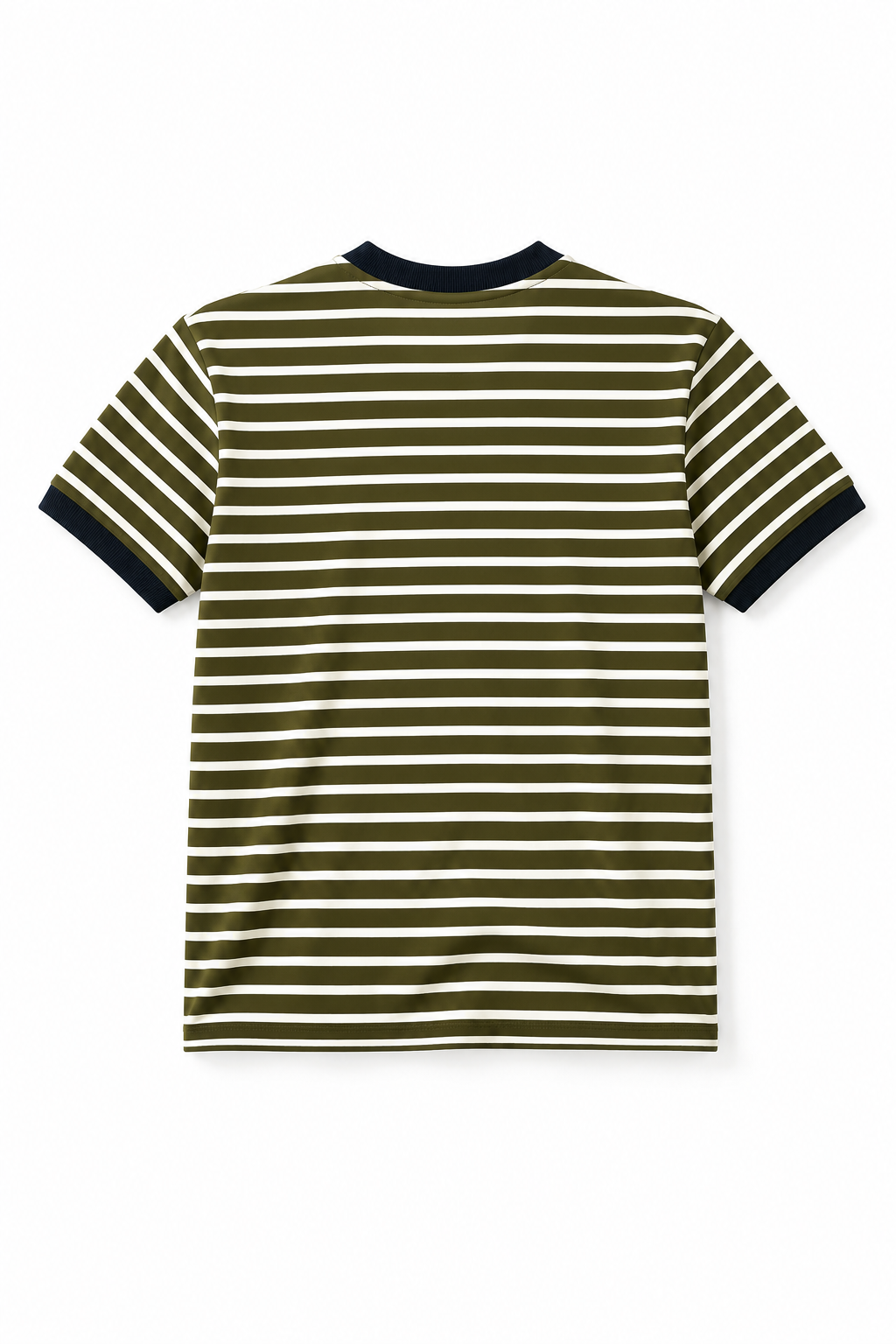 Stripe Ringer Tee | Olive Navy