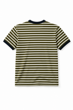 Stripe Ringer Tee | Olive Navy