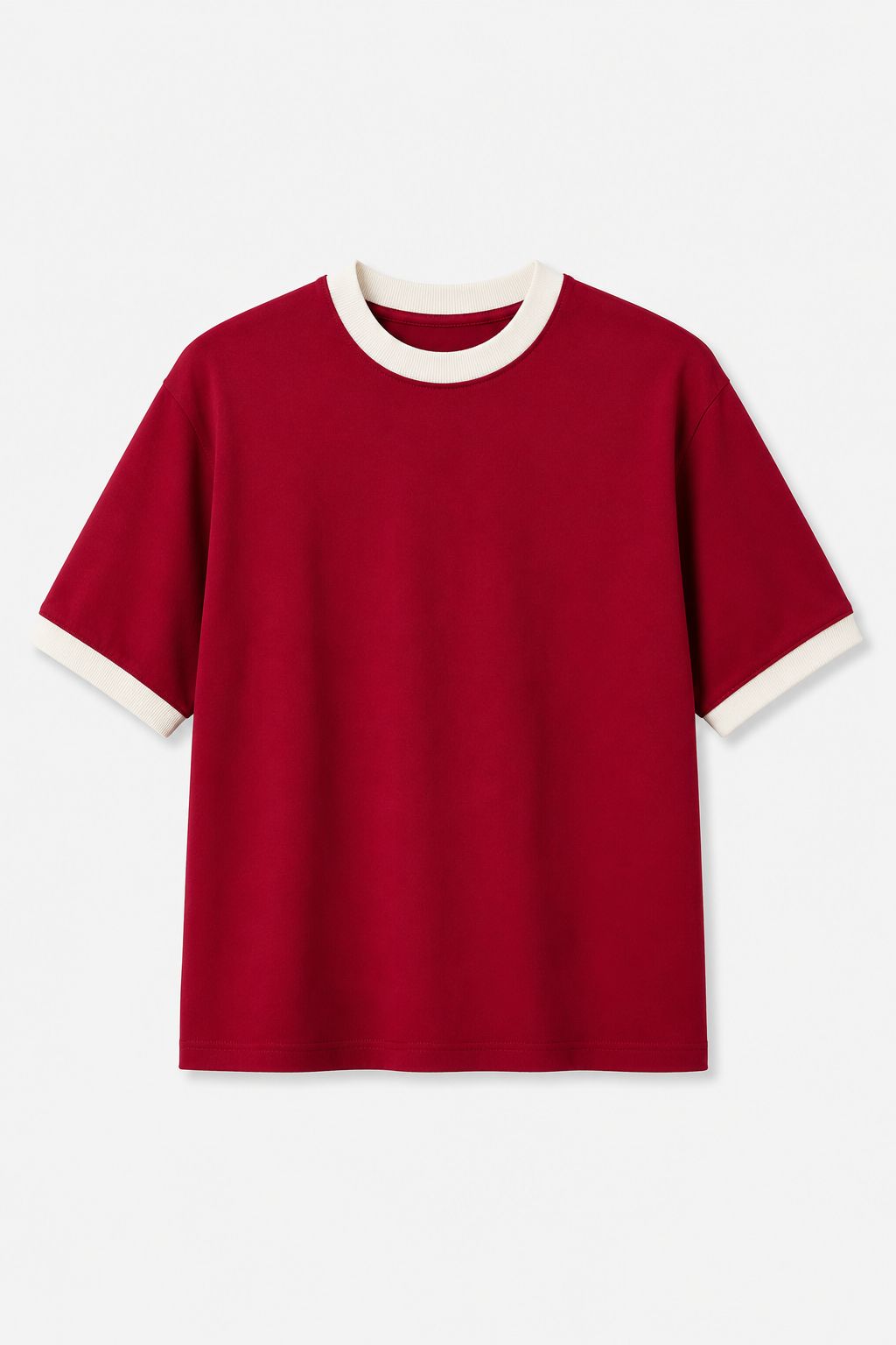 Rogue Muscle Ringer Tee | Maroon Off White