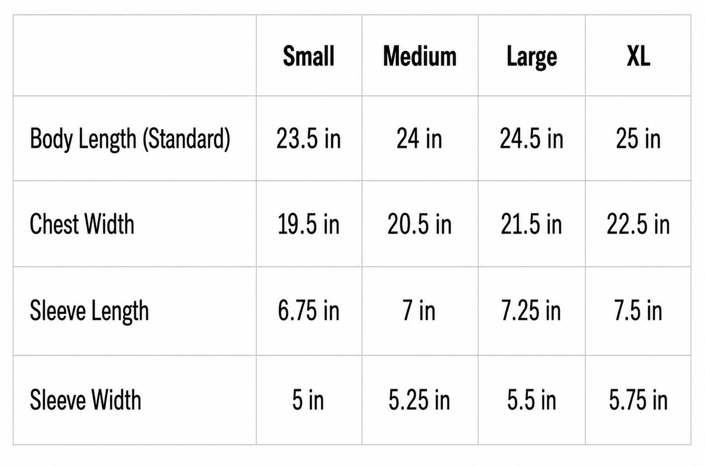 Rogue Muscle Ringer Tee | Black Off White size chart