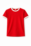 Rogue Muscle Ringer Tee | Red Off White