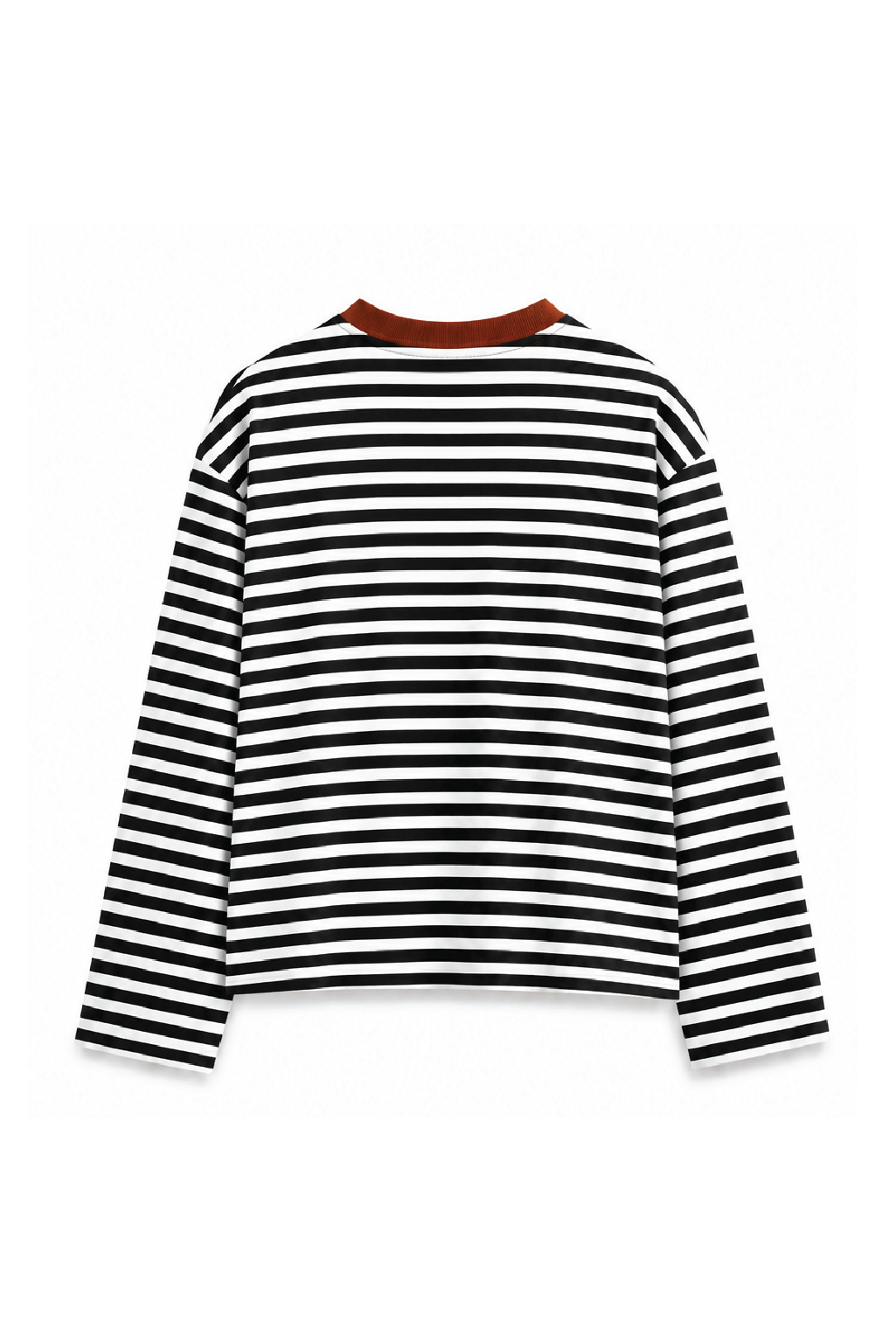 Mocha Collar Long Sleeve Tee