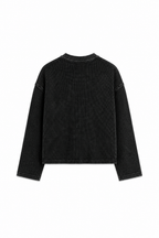 Waffle Tee | Black