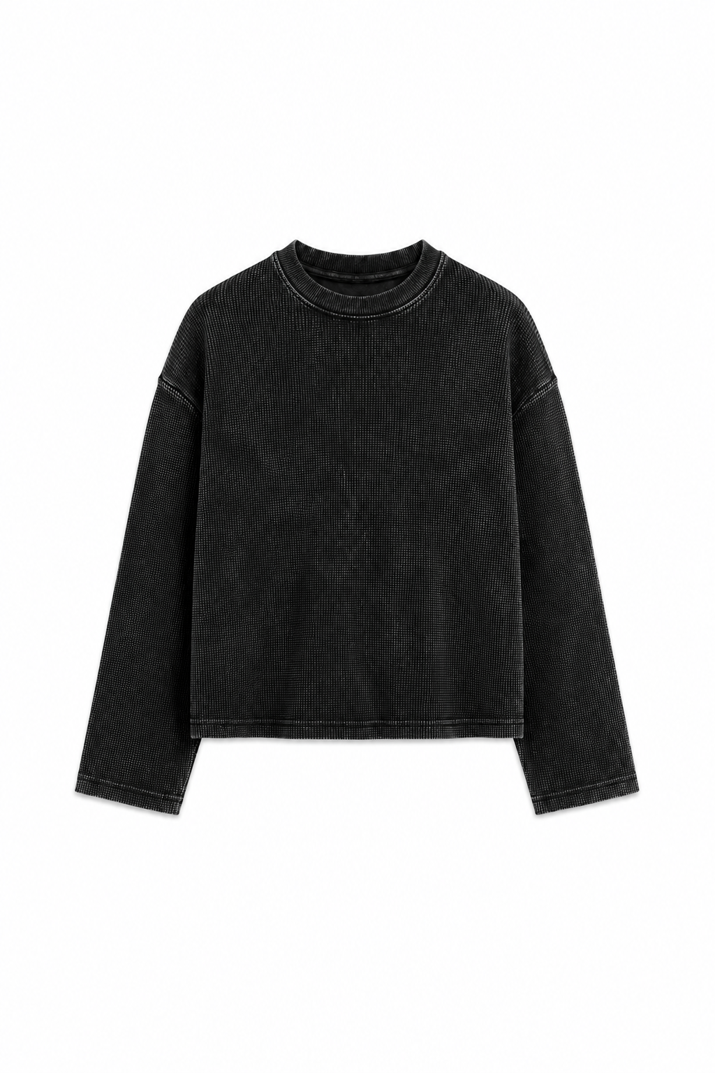 Waffle Tee | Black
