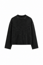 Waffle Tee | Black